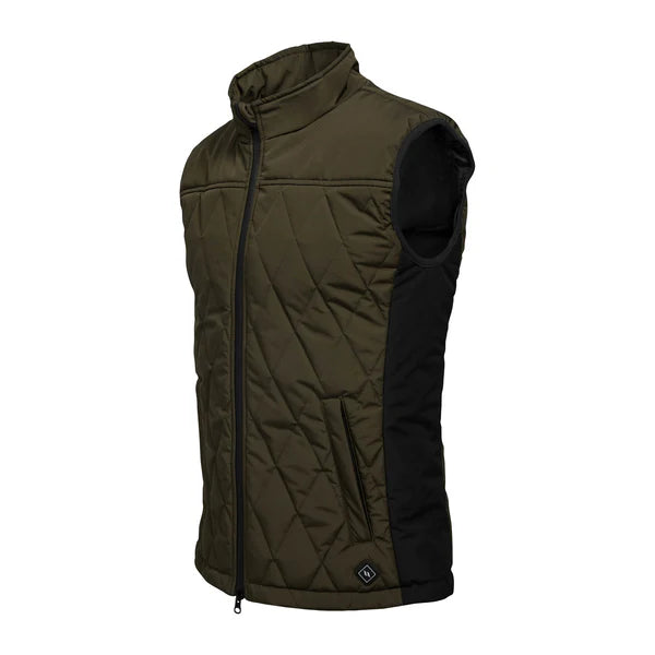 Back on Track Men's Heated Vest "Teide" - Olive