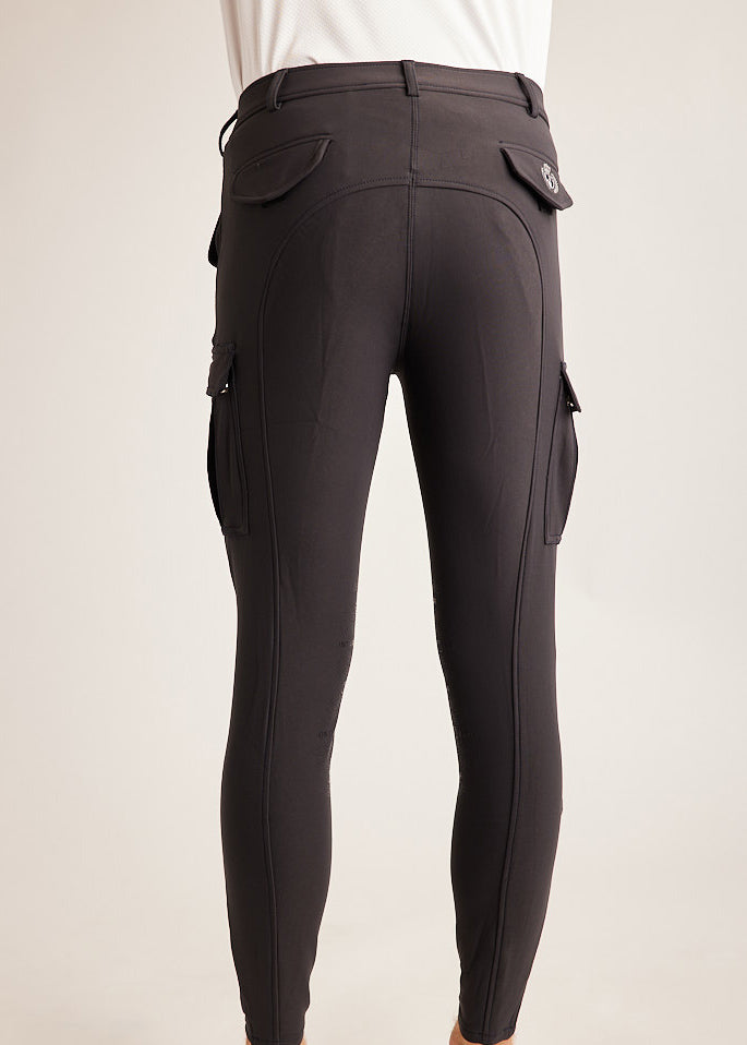 Men's Knee Grip Cargo Pants - Dark Navy