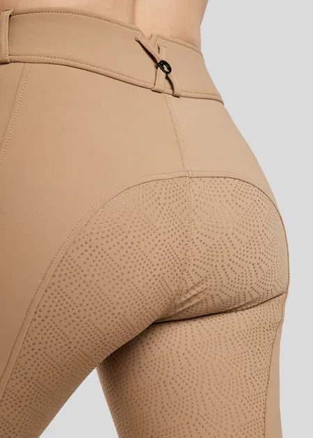 Megan pantalón con bolsillo movil F/G - Latte