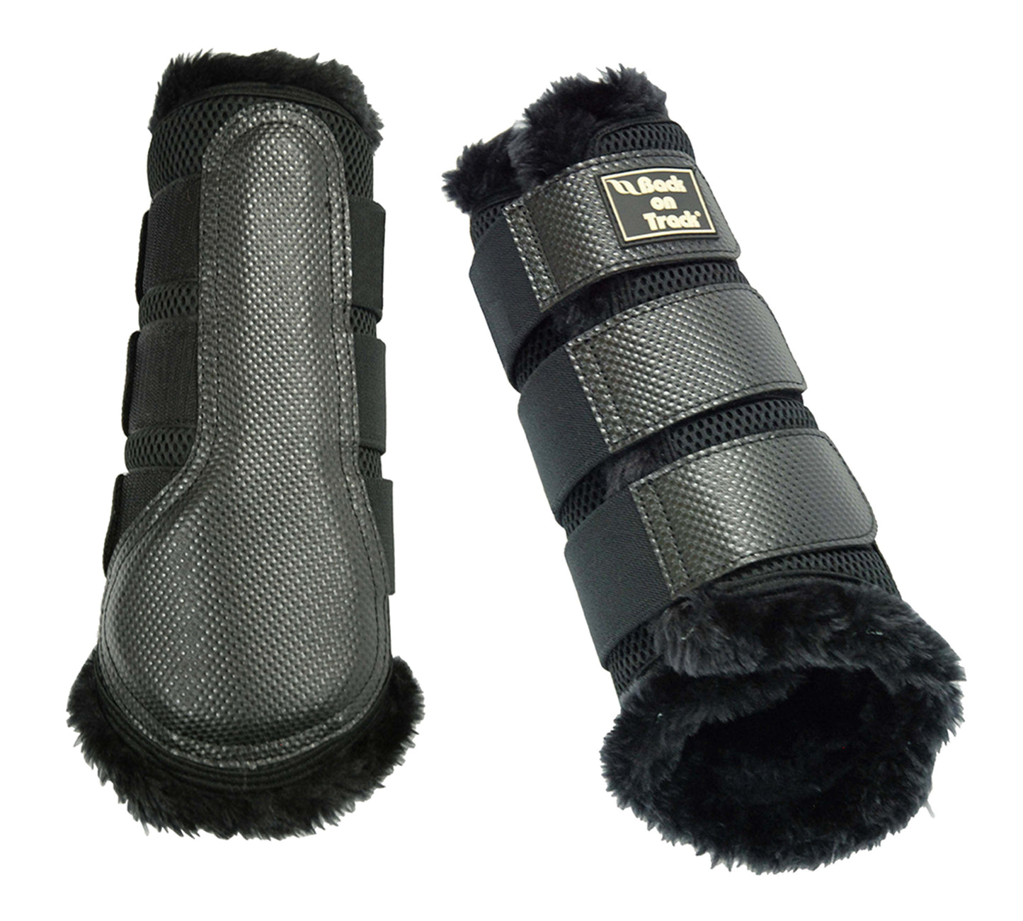 Back on Track 3D Mesh tendon protectors with sheepskin