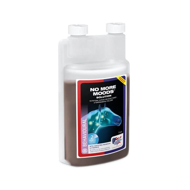 No More Moods | Equilibrio Hormonal y Bienestar Emocional para Caballos 1L