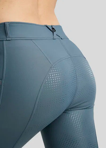 MoZida REFINED pants with Gun Metal Crystals FG - Dark Slate