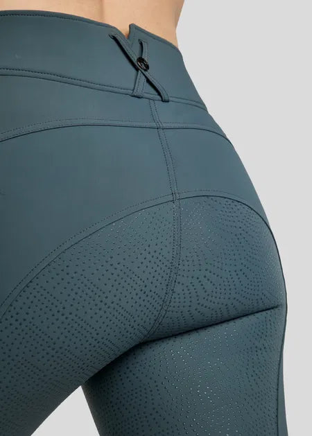 MoElaine pantalones con Lasercut Logo F/G - Dark Slate