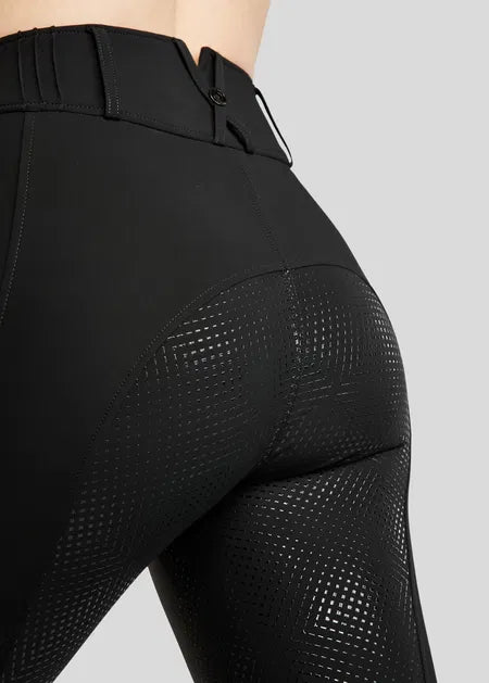 MoZuna REFINED Breeches w. Pintucks and Gun Metal Crystals Black F/G