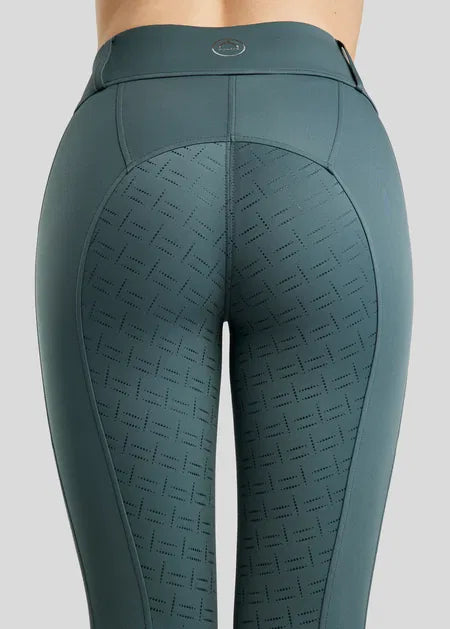 MoStar legging con Mesh y Foil Logo F/G- Dark Slate