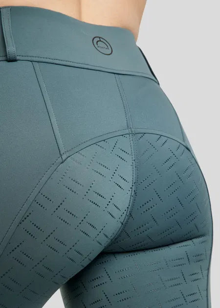 MoStar legging con Mesh y Foil Logo F/G- Dark Slate