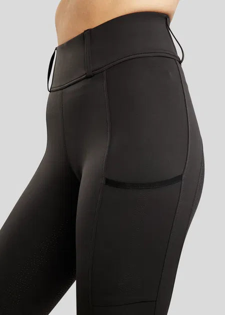 MoElaine Legging con Lasercut Logo F/G - Black