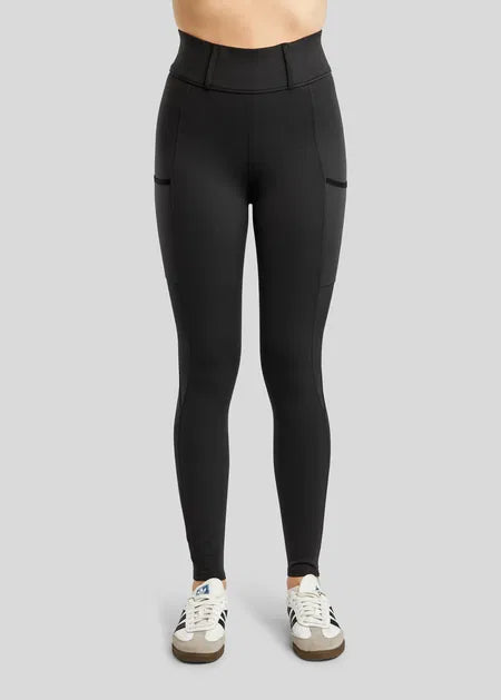 MoElaine Legging con Lasercut Logo F/G - Black