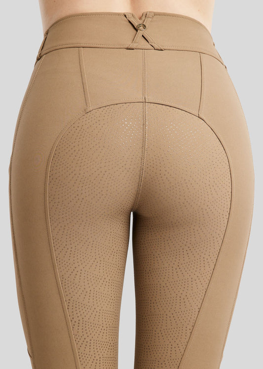 MoPhilipa pantalon Montar Champagne Logo Full Grip - Taupe