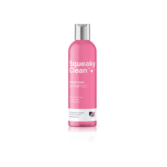 Champú Pink My Pony – Brillo y limpieza para caballos