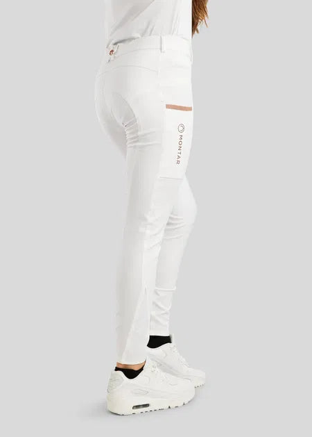 Junior Millie pantalones Rosegold F/G - Blanco