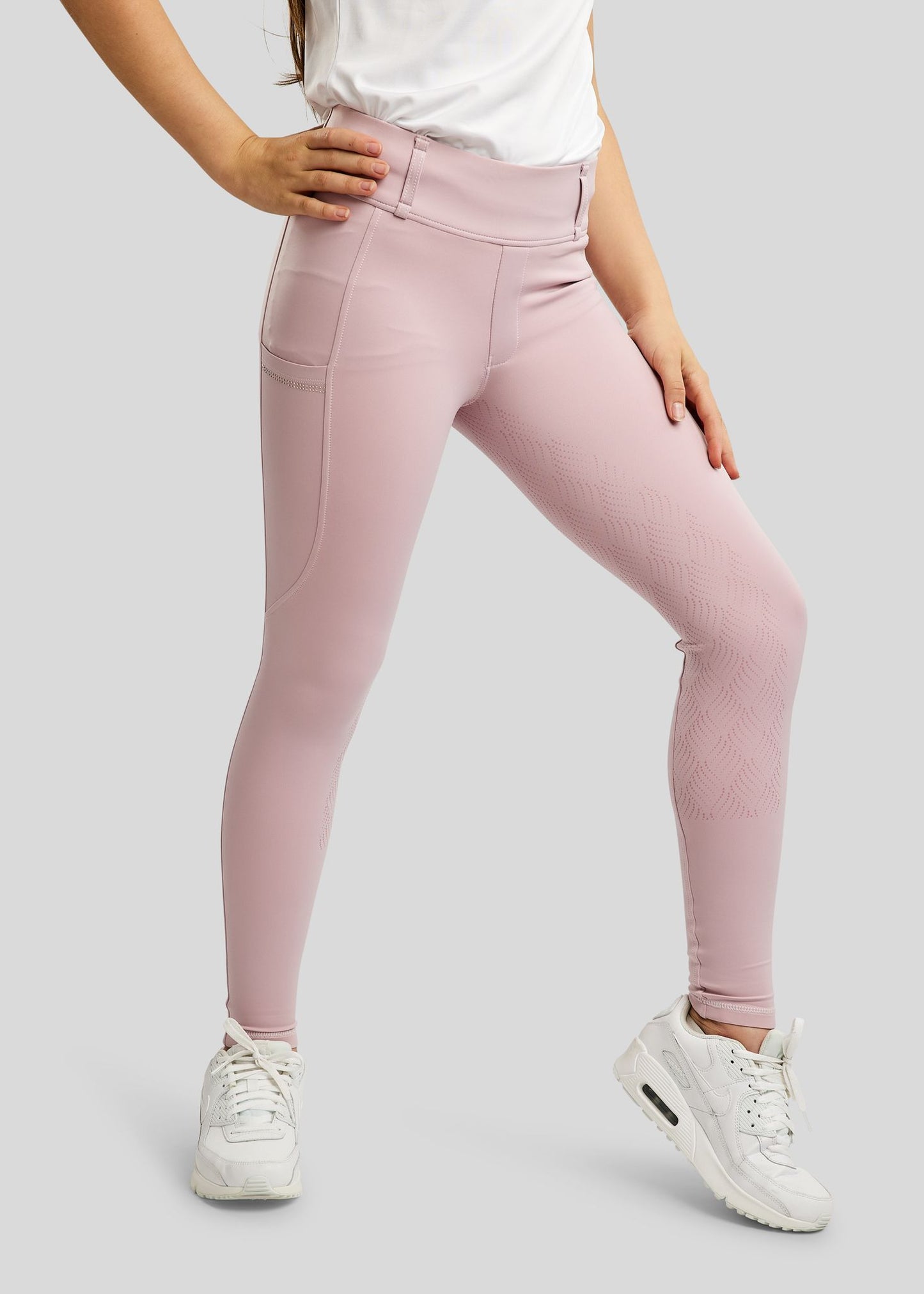MoEverlisa legging Montar FG con cristales caviar - Cheeky Pink