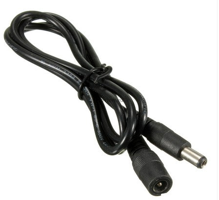 Camera power extension cable with DC connector – 1 meter.