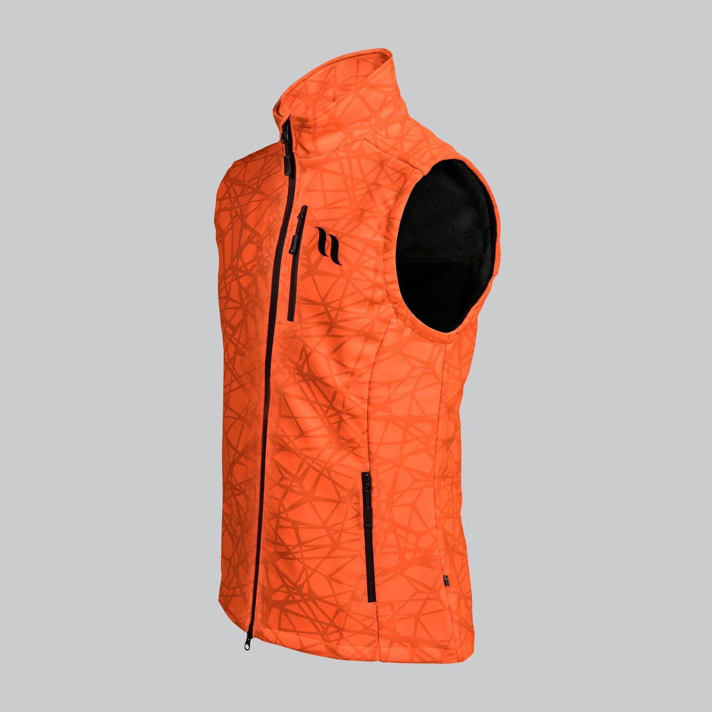 Men's High Visibility Vest, Style "Ray" Back on Track
