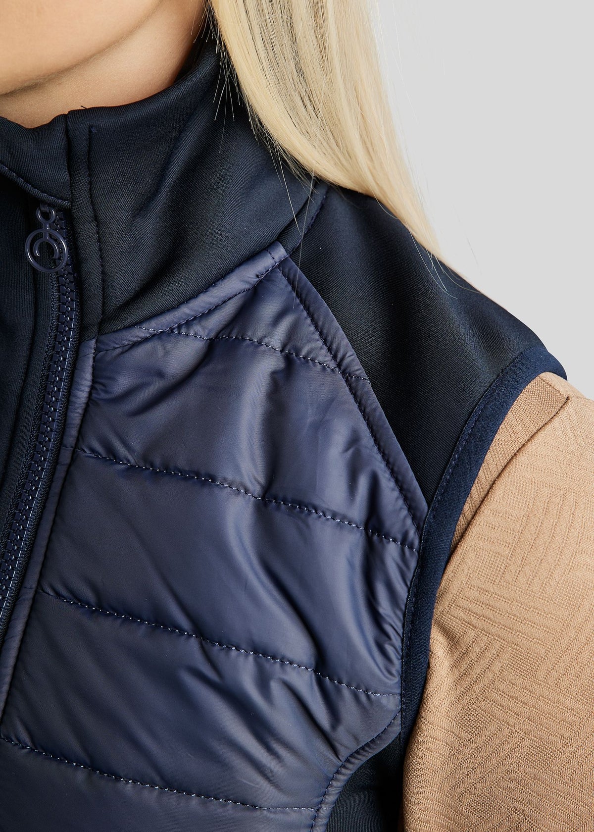 Emma chaleco Softshell Hybrid - Navy