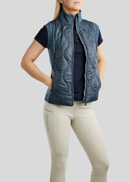 MoMary Chaleco Gun Metal Crystals Hybrid - Dark Slate