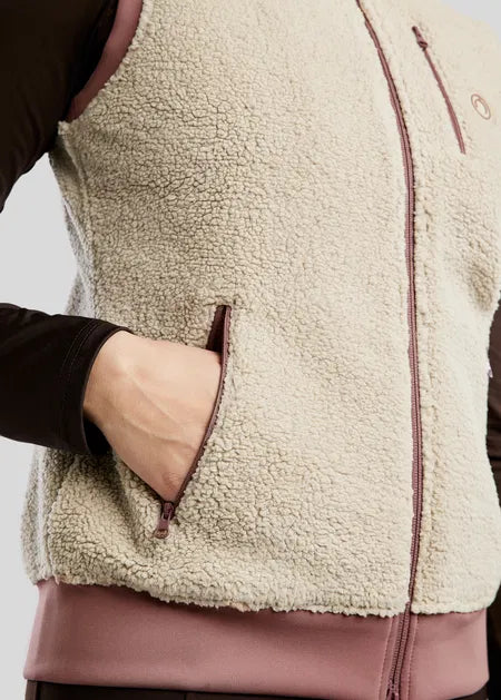 MoEbba chaleco Teddy - Dusty Rose