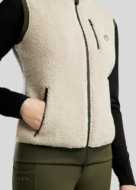 MoEbba chaleco Teddy - Olive