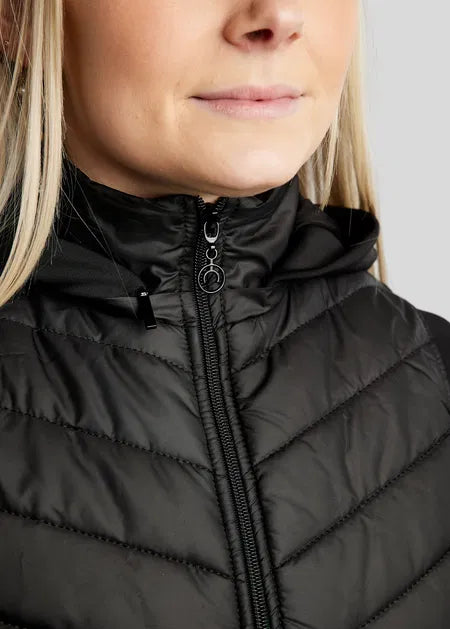 MoEliza Hybrid bodywarmer Gun metals - Negro