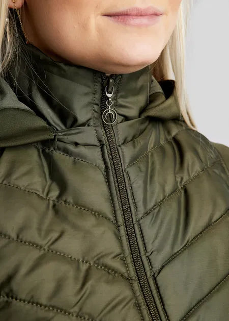 MoEliza Hybrid bodywarmer Gun metals - Olive