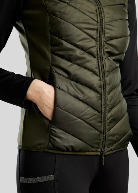 MoEliza Hybrid bodywarmer Gun metals - Olive