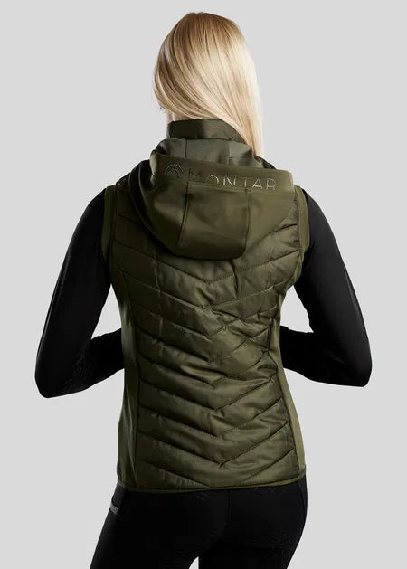 MoEliza Hybrid bodywarmer Gun metals - Olive