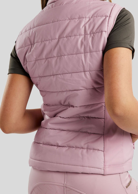 MoLila Chaleco Hybrid Bodywarmer Cristales caviar - Candy Pink