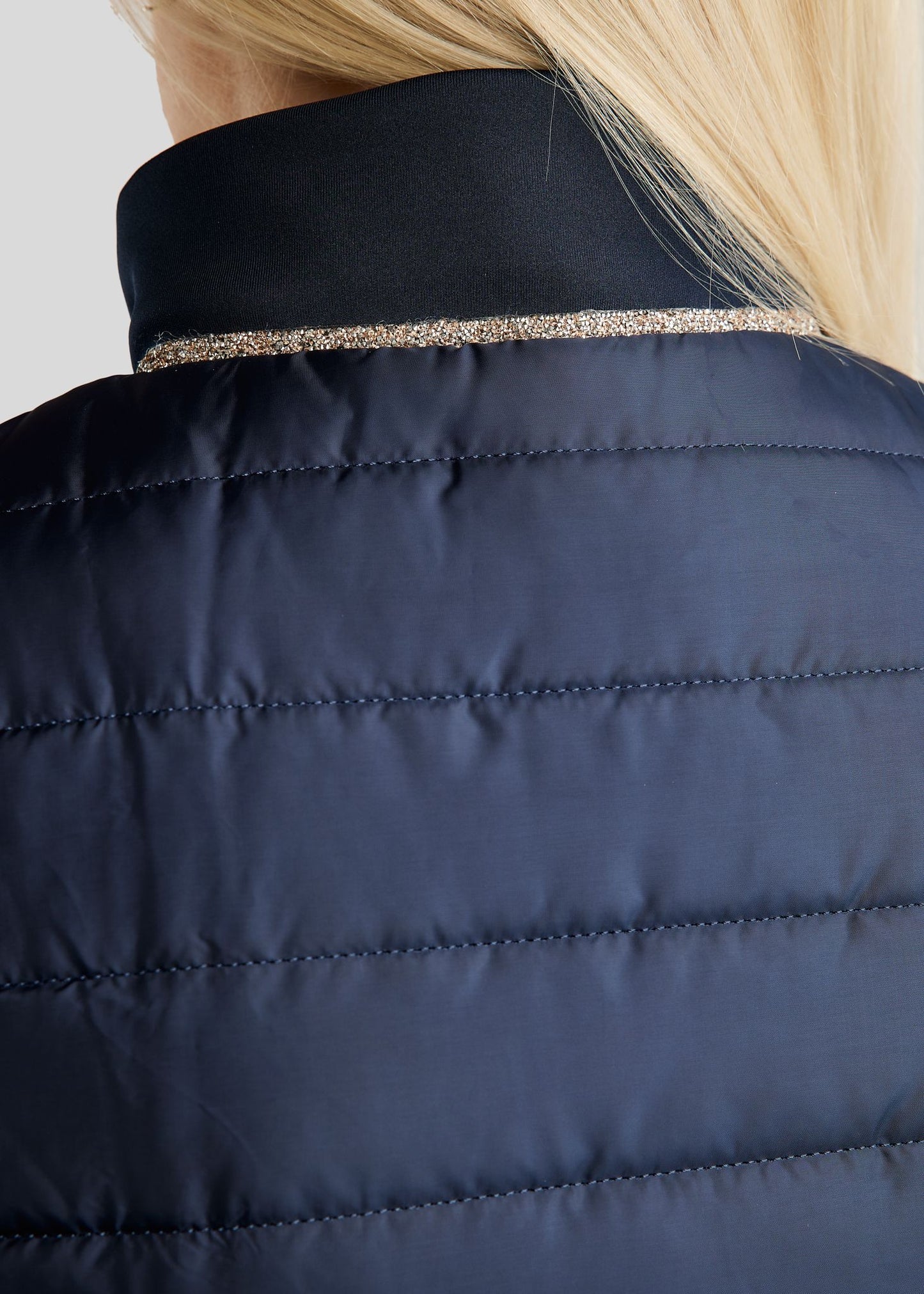 MoLila Chaleco Hybrid Bodywarmer Cristales caviar - Navy