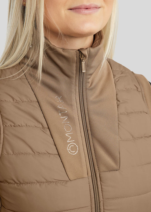 MoCaroline chaleco híbrido - Taupe