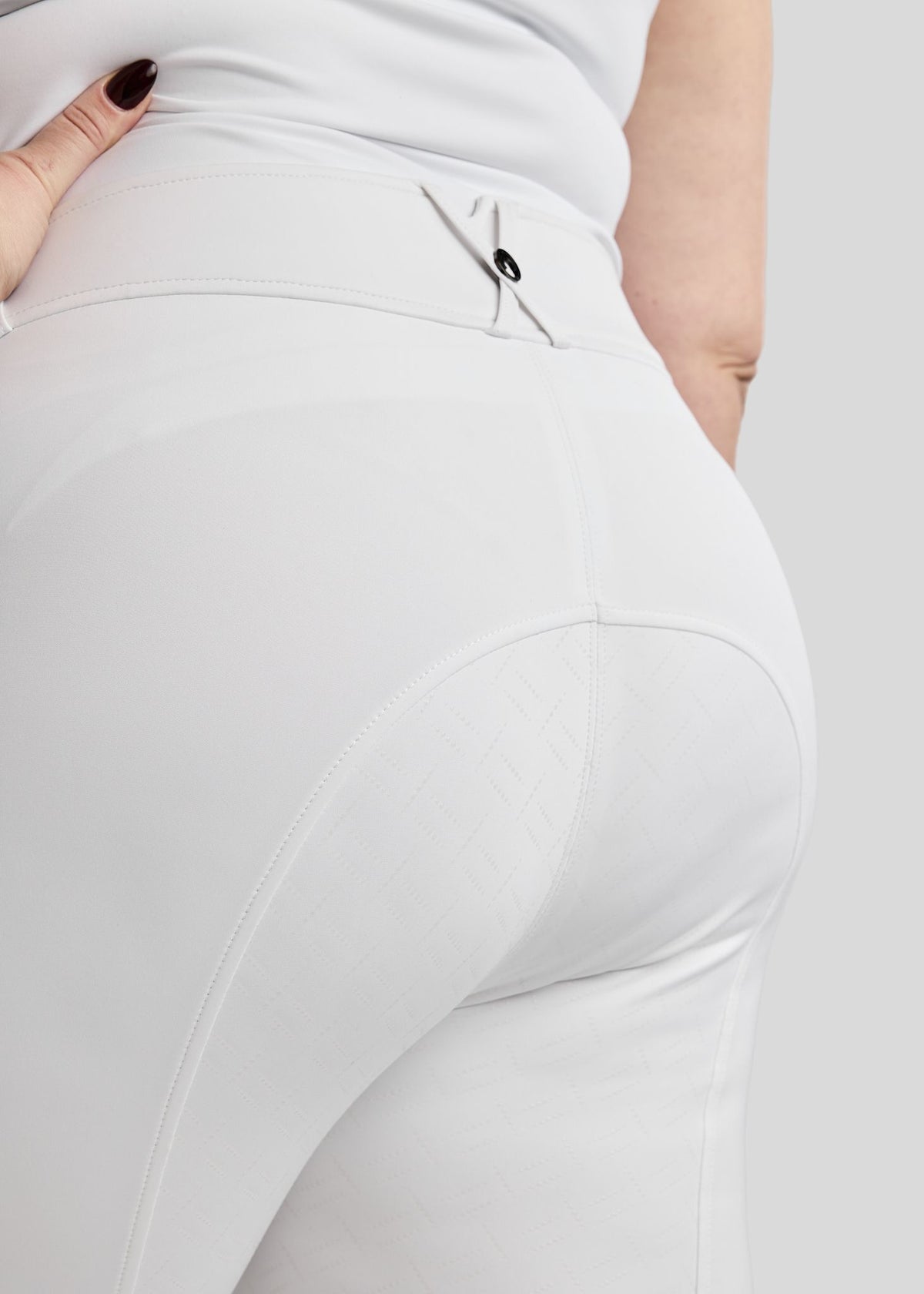 CURVE MoFlair pantalon Full Grip y Cristales Gun Metal - Blanco