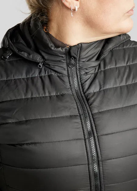 CURVE MoKately chaquete media-larga - Negra