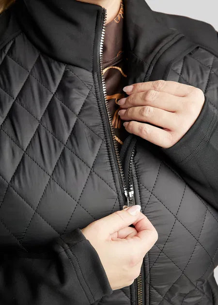 CURVE MoQuinn chaqueta larga acolchada/Softshell - Negro