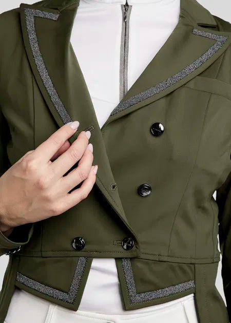 MoGloria Frac concurso con Gun Metal Caviar Tape - Olive