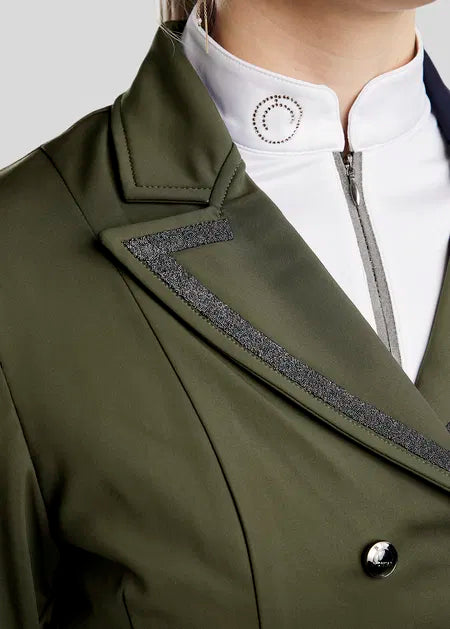 MoGloria Frac concurso con Gun Metal Caviar Tape - Olive