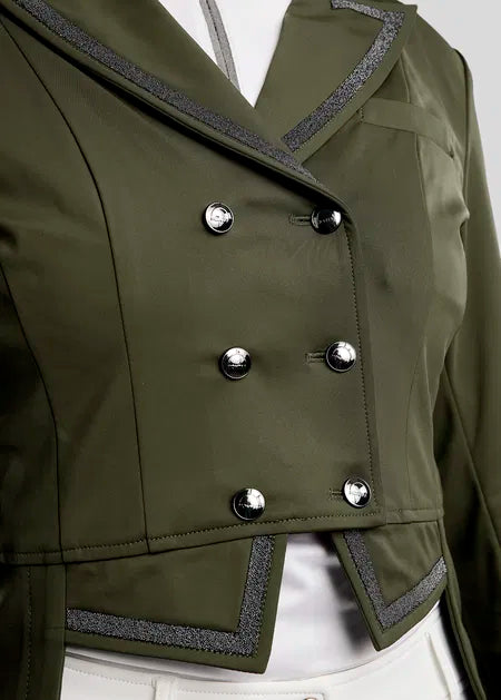 MoGloria Frac concurso con Gun Metal Caviar Tape - Olive