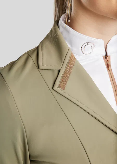 MoGlenda Americana concurso con detalles Rosegold Caviar Tape - Dusty Green