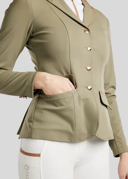 MoGlenda Americana concurso con detalles Rosegold Caviar Tape - Dusty Green