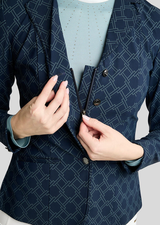 MoLeia Americana Softshell de Concurso Montar Lumber Check - Navy