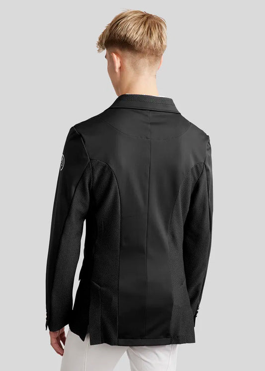 MoBob mens competition jacket with mesh black