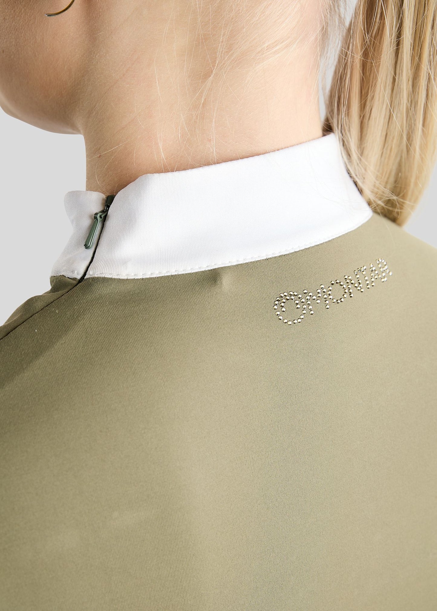 MoEve Polo concurso manga larga - Dusty Green