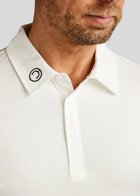 MoWill polo de concurso Hombre - Creamy White