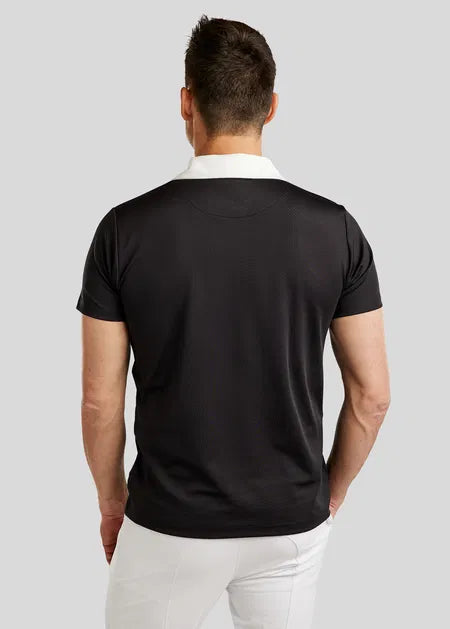 MoWill polo de concurso hombre - Negro