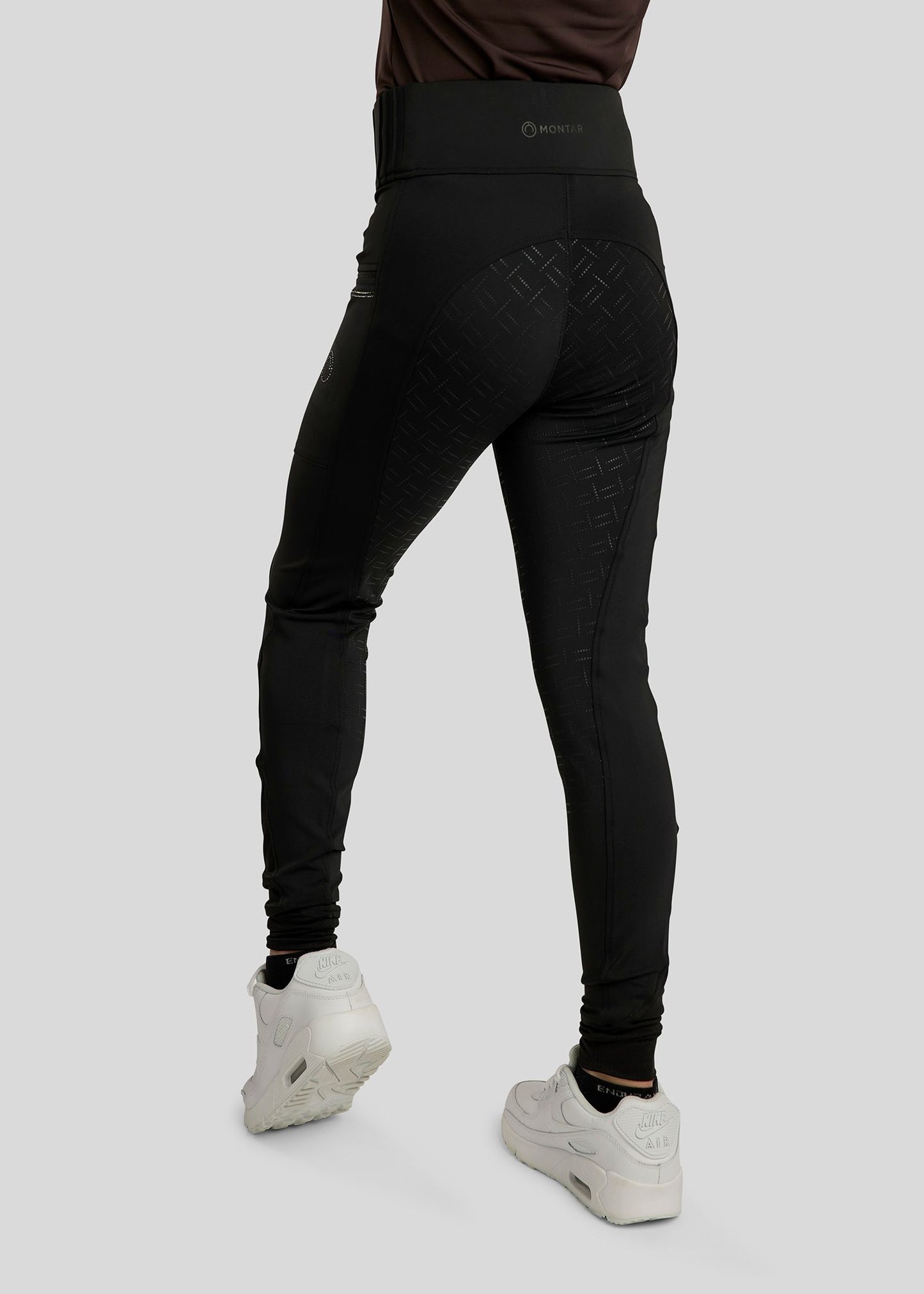 MoRosie junior pintucks pull on with crystals negroF/G