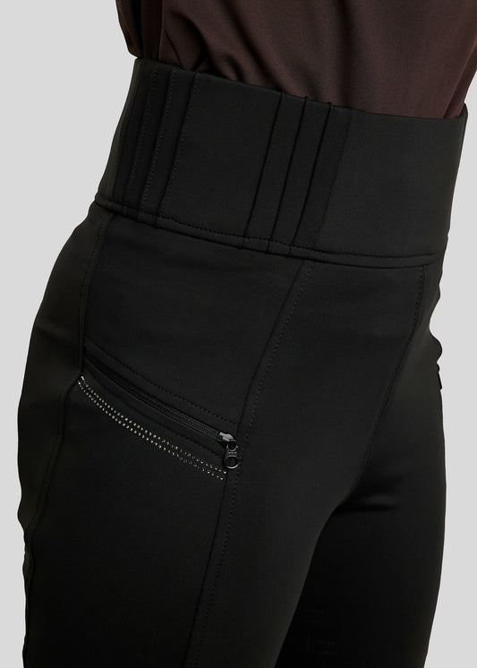 MoRosie junior pintucks pull on with crystals negroF/G