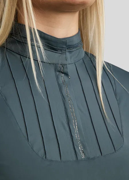 MoZitta REFINED Camiseta Técnica con Gun Metal Crystals