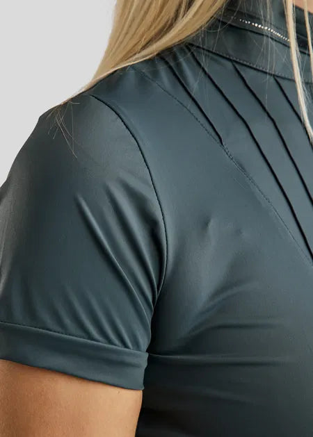 MoZitta REFINED Camiseta Técnica con Gun Metal Crystals
