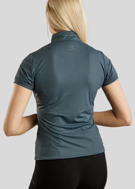 MoZitta REFINED Camiseta Técnica con Gun Metal Crystals