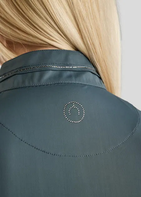 MoZitta REFINED Camiseta Técnica con Gun Metal Crystals