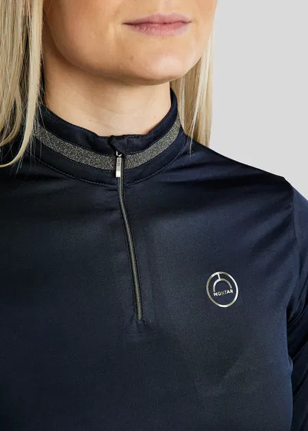 MoGaia Polo Termo con Gun Metal Caviar Tape - Navy