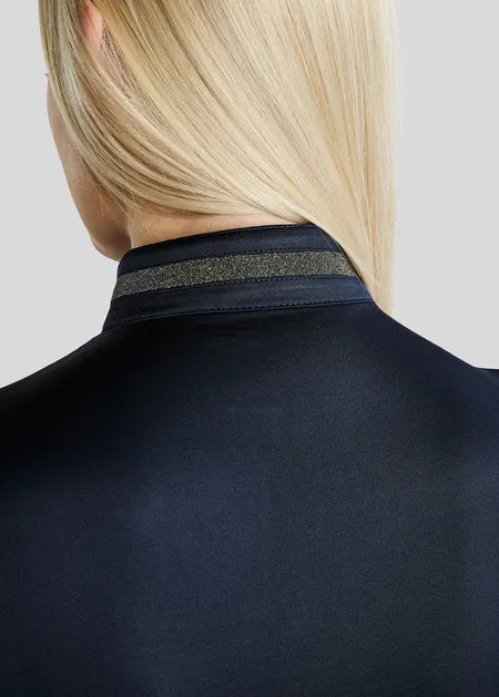 MoGaia Polo Termo con Gun Metal Caviar Tape - Navy